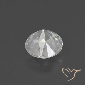 Zircão branco quente Natural 1.89ct, Redondo, VVS-VS