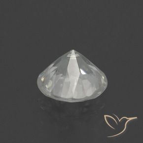 Zircão branco quente Natural 1.61ct, Redondo, VS