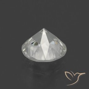 Zircão branco quente Natural 1.76ct, Redondo, VVS