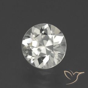 Zircão branco quente Natural 1.93ct, Redondo, VS