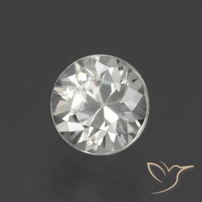 Zircão branco quente Natural 1.92ct, Redondo, VS