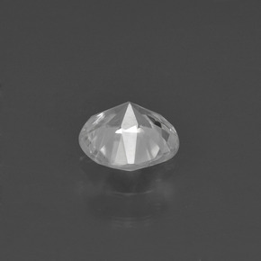 Zircão branco natural 0,91ct, corte redondo, VVS-VS