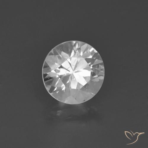 Zircão Branco Natural 1.85ct, Redondo, VS