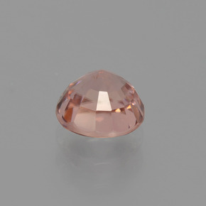 Zircão rosa rosa Natural 1.38ct, Corte Redondo, VS