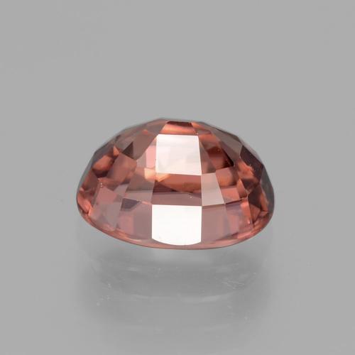 Zircão rosa médio Natural 3.59ct, Corte Oval, VS