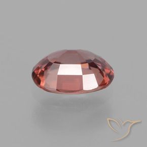 Zircão Vinho vermelho Natural 2.74ct, oval, VS