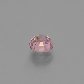 Zircão rosa natural 0,64ct, corte redondo, VVS-VS