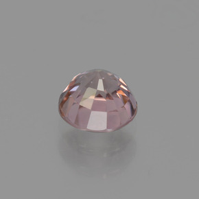 Zircão rosa natural 0,98ct, corte redondo, VVS-VS