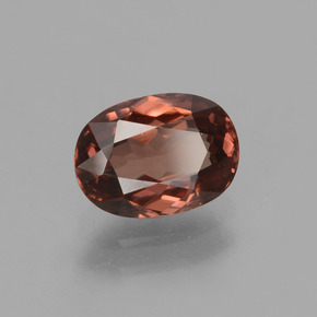 Zircão rosa rosa Natural 1.94ct, Corte Oval, VVS
