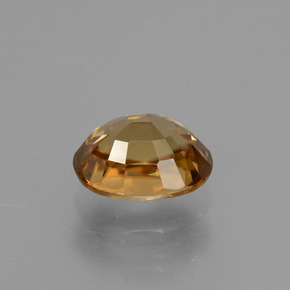 Zircão Laranja Dourada Natural 2.21ct, Corte Oval, VVS