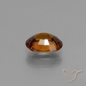 Zircão âmbar laranja Natural 1.69ct, oval, VVS