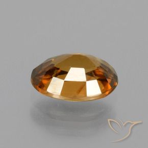Zircão terra laranja Natural 1.83ct, oval, VS