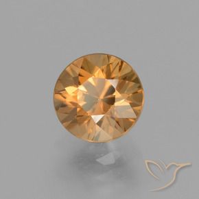 Zircão Laranja Profundo Natural 2.09ct, Redondo, VVS