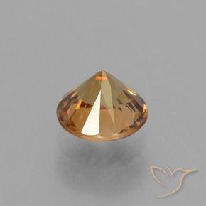 Zircão Laranja Profundo Natural 2.09ct, Redondo, VVS