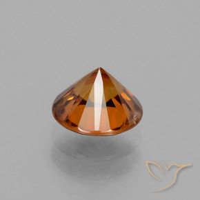 Zircão Laranja Profundo Natural 1.89ct, Redondo, VS