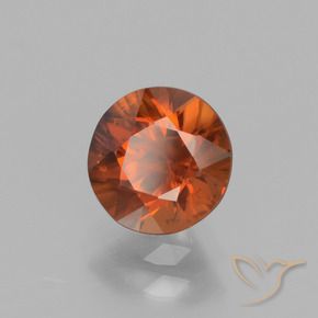 Zircão Laranja escuro Natural 1.71ct, Redondo, VS