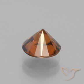 Zircão Laranja escuro Natural 1.71ct, Redondo, VS