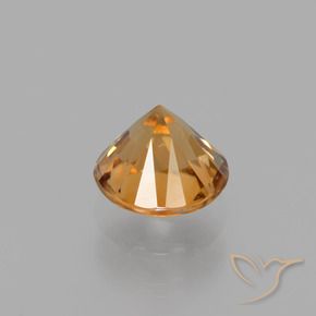 Zircão Laranja Médio Natural 1.67ct, Redondo, VS