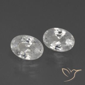 Pedras preciosas de Zircão Branco natural de 2.54 ct, oval, VS