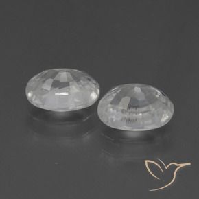 Pedras preciosas de Zircão Branco natural de 2.74 ct, oval, VS