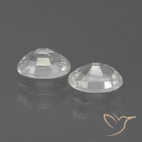 Pedras preciosas de Zircão Branco natural de 2.63 ct, oval, VS