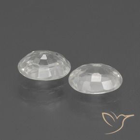 Pedras preciosas de Zircão Branco natural de 2.56 ct, oval, VS