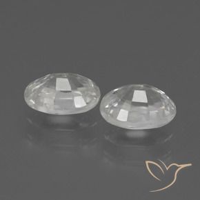 Pedras preciosas de Zircão Branco natural de 2.69 ct, oval, VS
