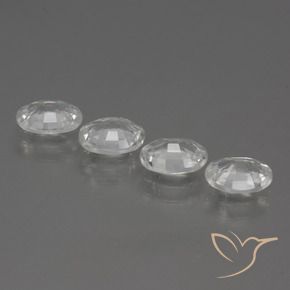 Pedras preciosas de Zircão Branco natural de 4.56 ct, oval, VS