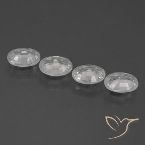 Pedras preciosas de Zircão Branco natural de 4.15 ct, oval, VS