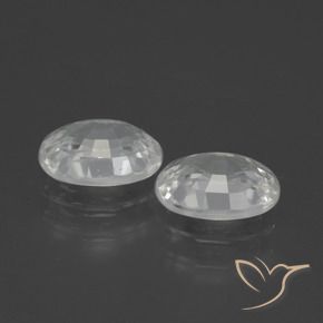 Pedras preciosas de Zircão Branco natural de 2.52 ct, oval, VVS