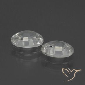 Pedras preciosas de Zircão Branco natural de 2.49 ct, oval, VS