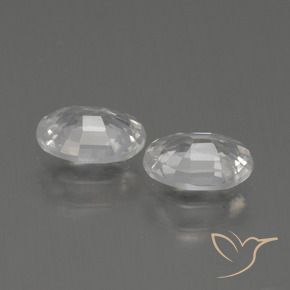 Pedras preciosas de Zircão branco quente natural de 2.15 ct, oval, VS