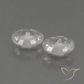 Pedras preciosas de Zircão Branco natural de 2.25 ct, oval, VS
