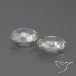 Pedras preciosas de Zircão branco quente natural de 2.21 ct, oval, VS