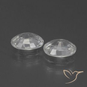 Pedras preciosas de Zircão Branco natural de 2.45 ct, oval, VS