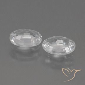 Pedras preciosas de Zircão Branco natural de 2.16 ct, oval, VVS