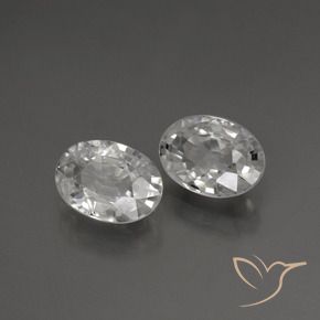 Pedras preciosas de Zircão Branco natural de 2.23 ct, oval, VS