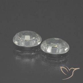 Pedras preciosas de Zircão Branco natural de 2.71 ct, oval, VS