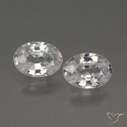 2.31ctw Natural branco quente Zircão, oval, VS