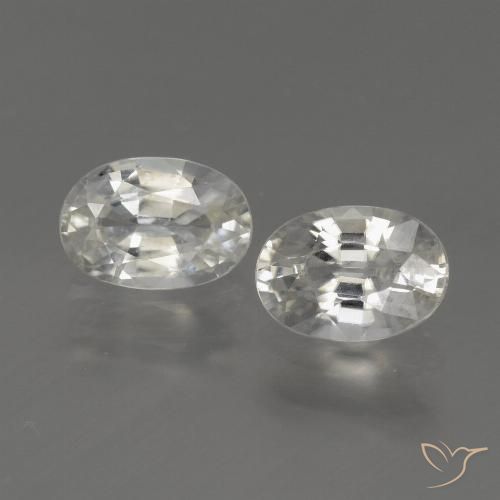 2.36ctw Natural branco quente Zircão, oval, VS