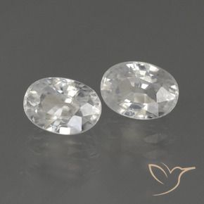 Pedras preciosas de Zircão branco quente natural de 3.20 ct, oval, VS