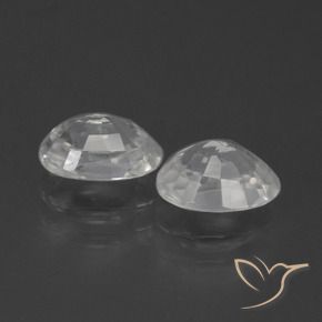 Pedras preciosas de Zircão Branco natural de 2.66 ct, oval, VS