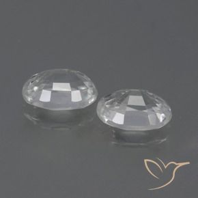 Pedras preciosas de Zircão Branco natural de 2.54 ct, oval, VVS