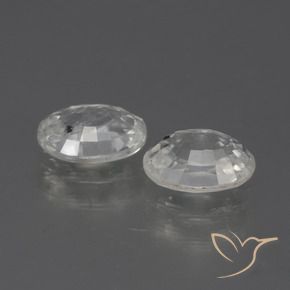 Pedras preciosas de Zircão Branco natural de 2.53 ct, oval, VS