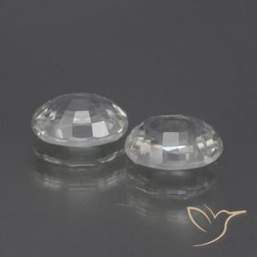 Pedras preciosas de Zircão Branco natural de 2.68 ct, oval, VVS