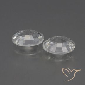 Pedras preciosas de Zircão Branco natural de 2.49 ct, oval, VVS
