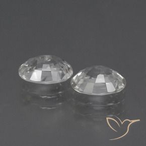 Pedras preciosas de Zircão Branco natural de 2.29 ct, oval, VS