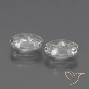 Pedras preciosas de Zircão Branco natural de 2.33 ct, oval, VS