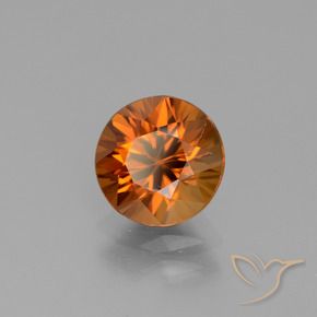 Zircão Laranja Médio Natural 2.30ct, Redondo, VS