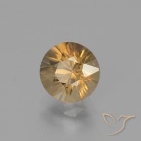 Zircão Pêssego Dourado Natural 1.95ct, Redondo, VS